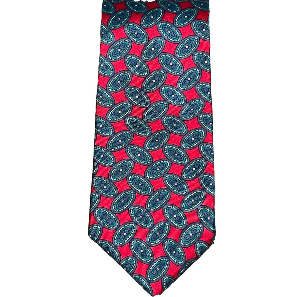 Bert Pulitzer Mens Tie All Silk USA  Classic Retro Vintage Old‎ Money Business